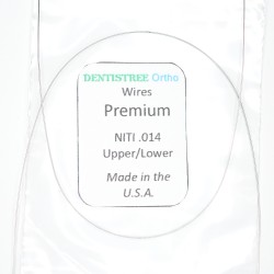 DENTISTREE Ortho Premium Superelastic NiTi Round Wires U/L 014