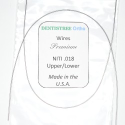DENTISTREE Ortho Premium Superelastic NiTi Round Wires U/L 018