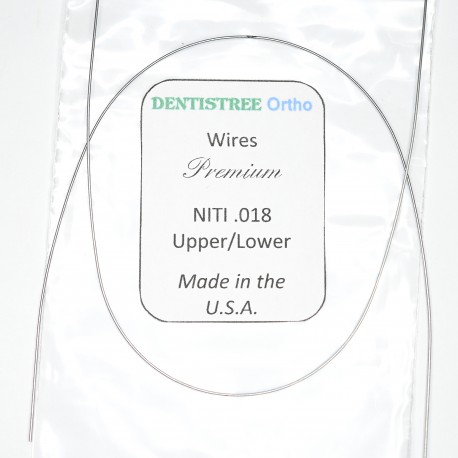 DENTISTREE Ortho Premium Superelastic NiTi Round Wires U/L 018