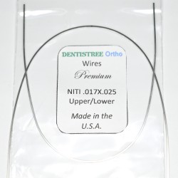 DENTISTREE Ortho Premium Superelastic NiTi Rectangular Wires U/L 017 x 025