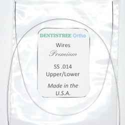 DENTISTREE Ortho Premium High-Tensile SS Round Wires U/L 014