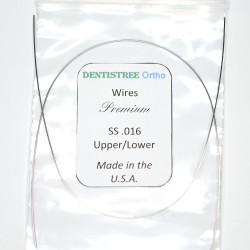 DENTISTREE Ortho Premium High-Tensile SS Round Wires U/L 016