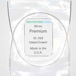 DENTISTREE Ortho Premium High-Tensile SS Round Wires U/L 018
