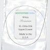 DENTISTREE Ortho Premium High-Tensile SS Rectangular U/L 016 x 016