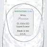 DENTISTREE Ortho Premium High-Tensile SS Rectangular U/L 016 x 022
