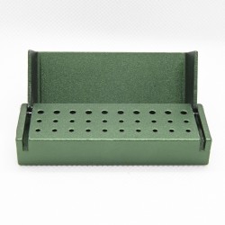 The DENTISTREE Autoclavable Bur Block - Green