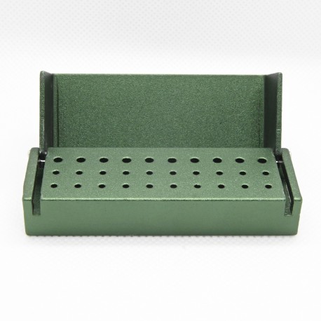 The DENTISTREE Autoclavable Bur Block - Green