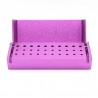 The DENTISTREE Autoclavable Bur Block - Purple