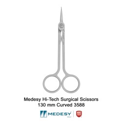 Medesy Hi-Tech Surgical Scissors 130 mm Curved 3588