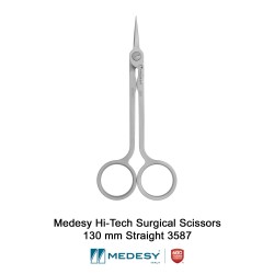 Medesy Hi-Tech Surgical Scissors 130 mm Straight 3587
