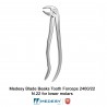 Medesy Blade Beak Tooth Extraction Forceps 2400/22 N.22 for lower molars