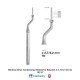 Medoss Sinus Condensing Osteotome Bayonet Ǿ  2.7/3.2 mm tip