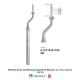 Medoss Sinus Condensing Osteotome Bayonet Ǿ  3.7/4.2 mm tip 1321/9