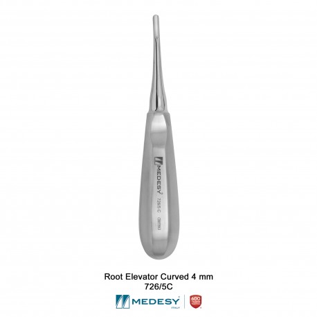 Root Elevator Curved 4 mm 726/5C