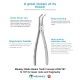 Medesy Blade Beak Tooth Extraction Forceps 2400/187 N.187 for lower root and fragments