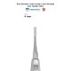 Root Elevators Lindo-Levian 4 mm Serrated Inox Handle 725/3