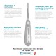 Root Elevators Lindo-Levian 4 mm Serrated Inox Handle 725/3