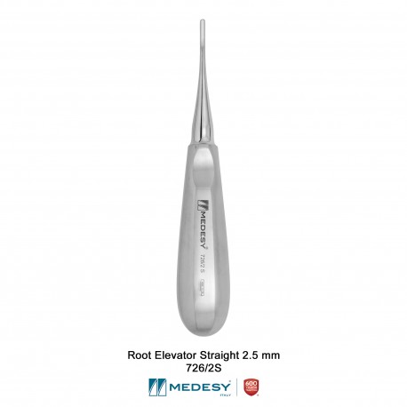 Root Elevators 2.5 mm Straight 726/2S